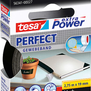 Gewebeband schwarz 2.75mx19mm