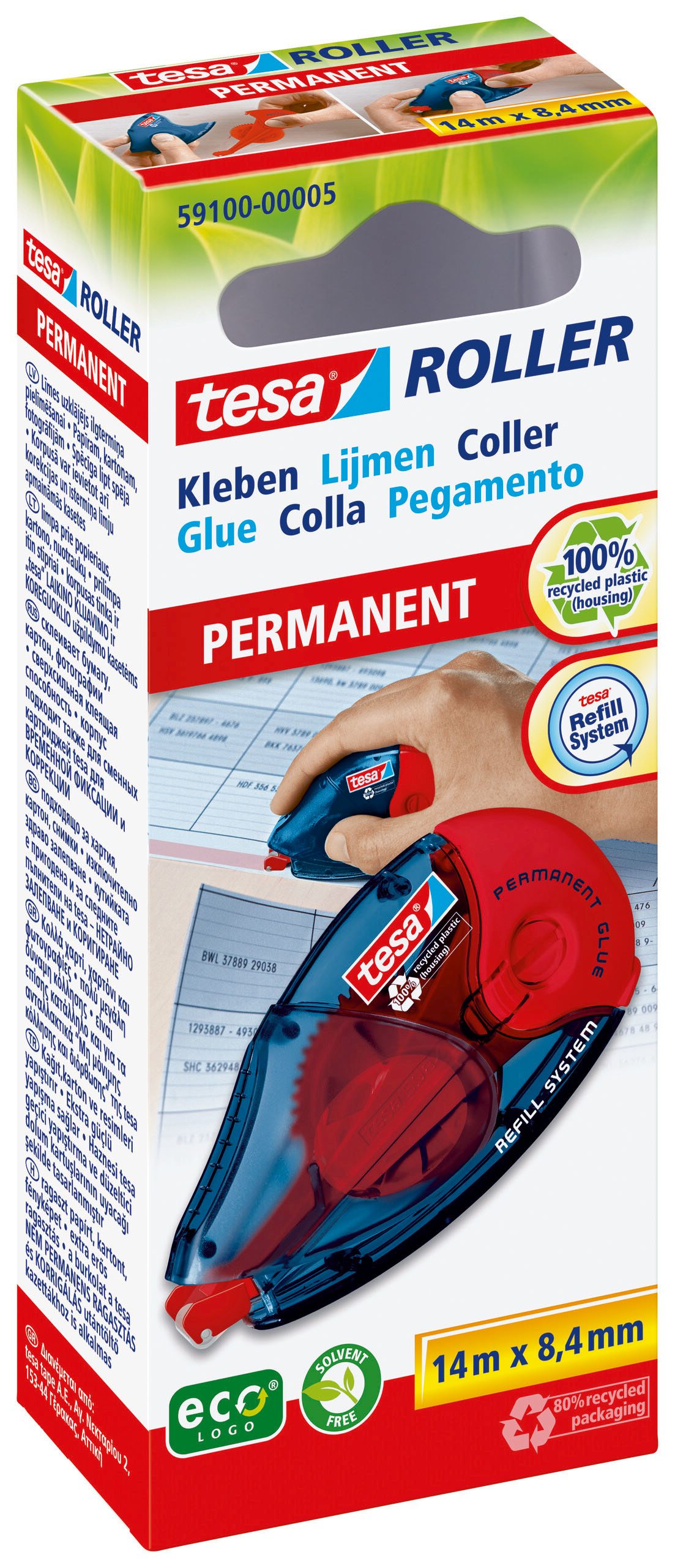 Klebroller Eco permanent 8.4mm