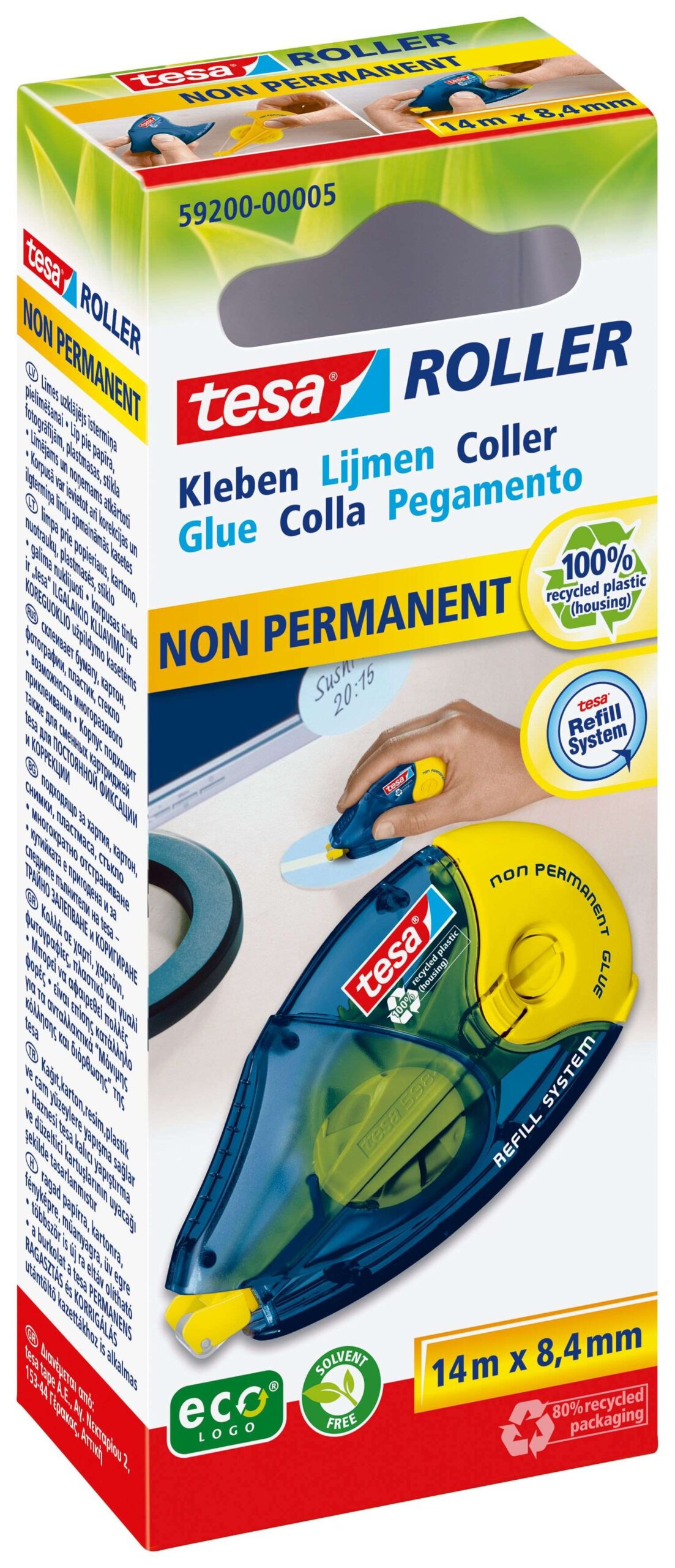 Klebroller Eco nonperma 8.4mm