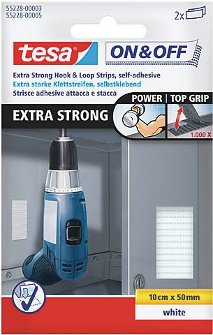 Klettstreifen on&off 5x10cm we