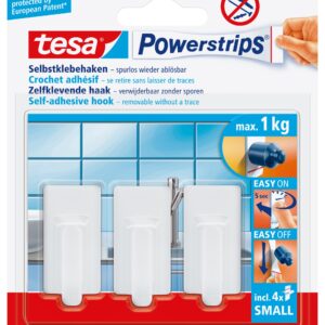 Powerstrips Haken S clas. weis
