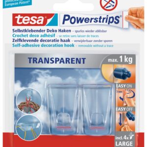 Powerstrips Deco Haken XL tran