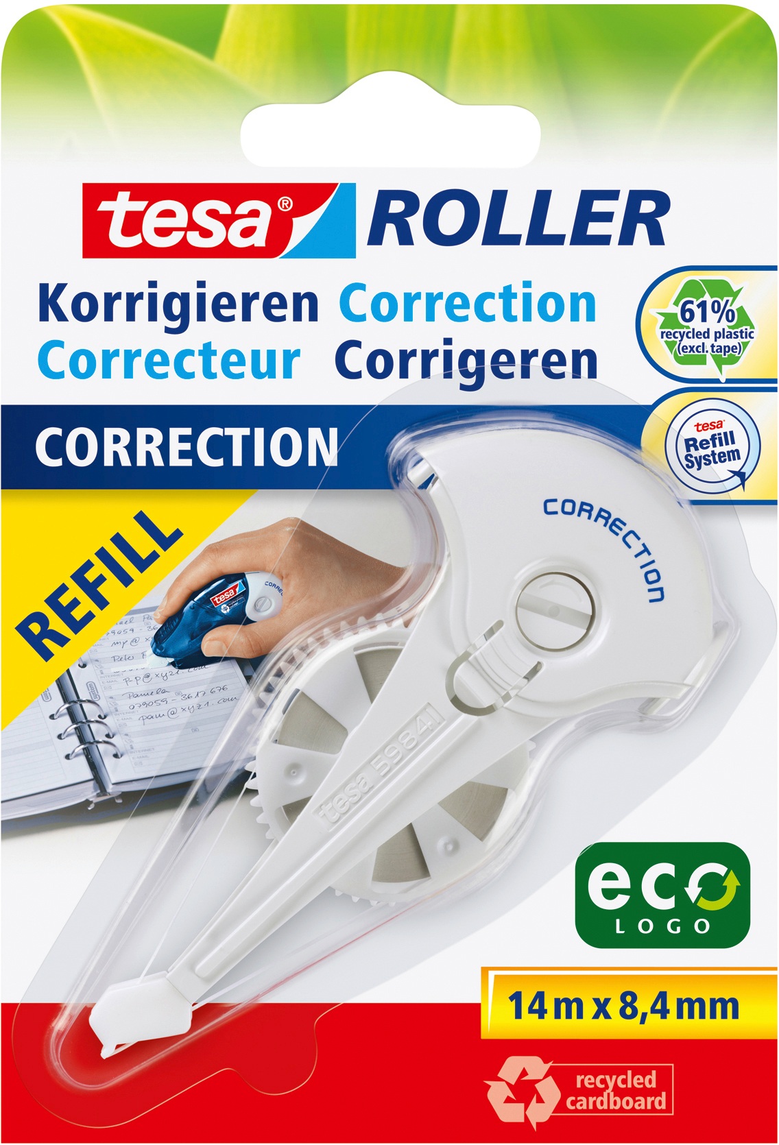 Korrekturroller Eco 8.4mm refi