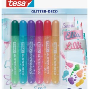Glitter Glue Deco 6x10g Candy