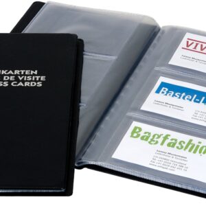 Visitenkartenalbum schwarz