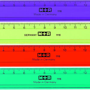 M+R       Flachlineal               16cm