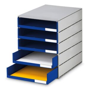 styroval 5Schubl.offen bla/gra