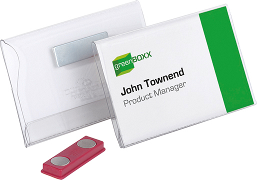 Namensschilder magnet. 90x54mm