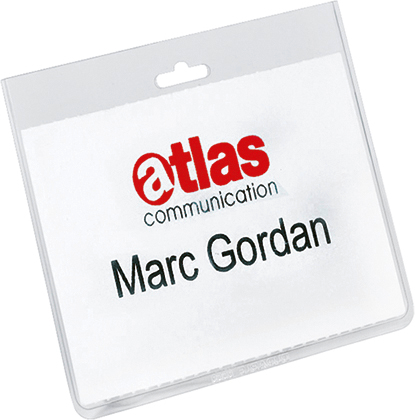 Namensschilderhülle 90x60mm