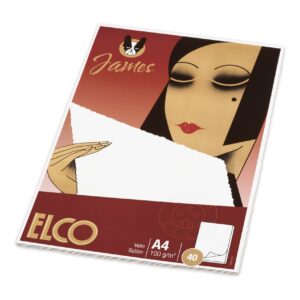 Block James Velin A4 weiss