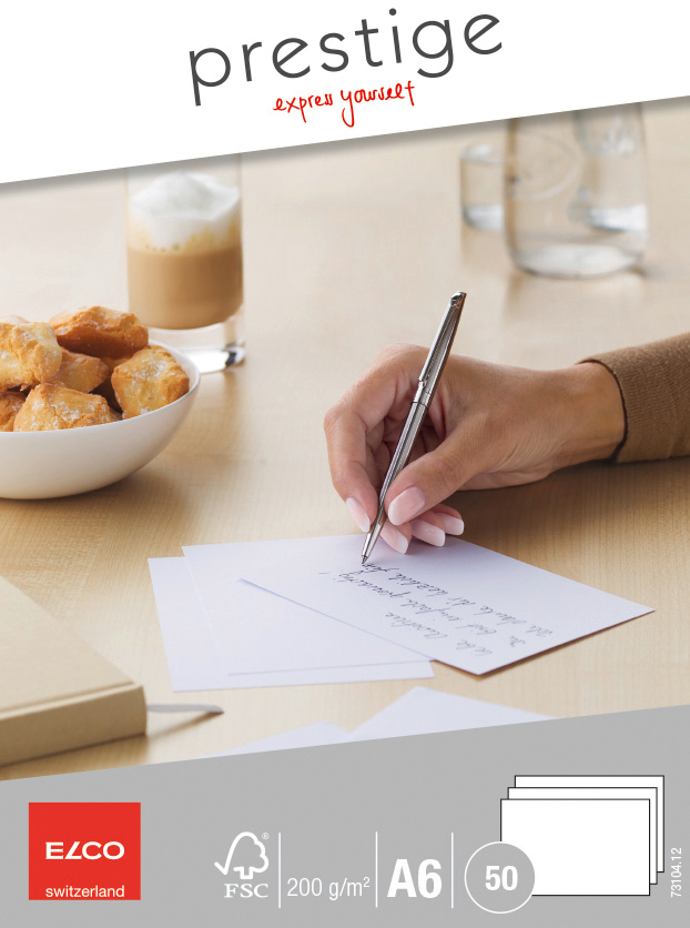 Schreibkarten Prestige A6