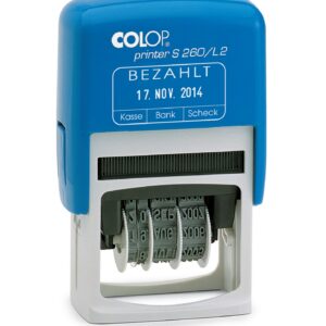 COLOP     Datumstempel Bezahlt         D