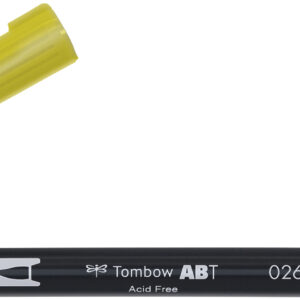 Tombow brush pen yellow gold