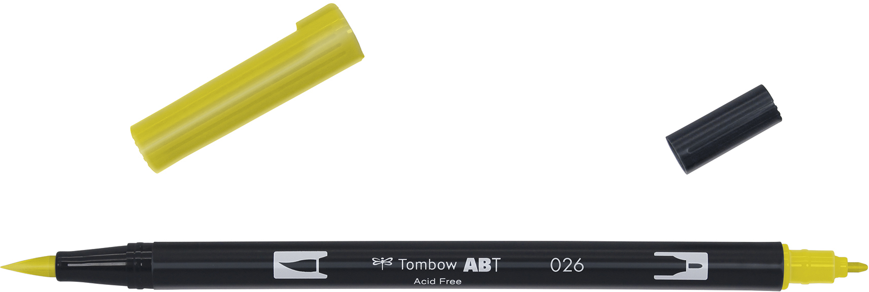 Tombow brush pen yellow gold