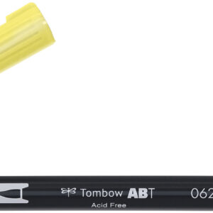 Tombow brush pen pale yellow