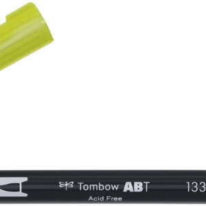 Tombow brush pen chartreuse