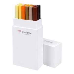 Tombow brush pen Erdtöne