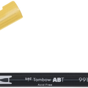 Tombow brush pen light ochre