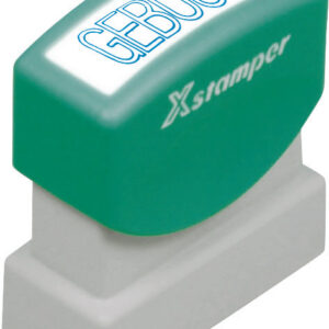 X-Stamper Gebucht blau