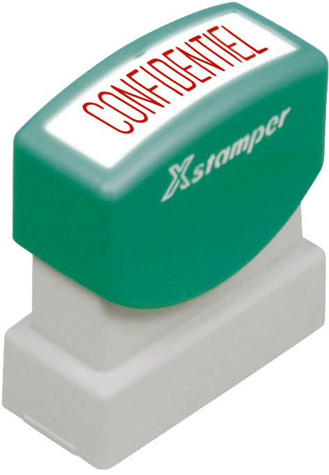 X-Stamper Confidentiel rouge