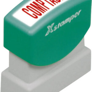 X-Stamper Comptabilisé rouge
