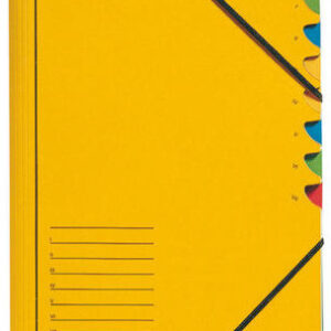 Ordnungsmappe 7tlg gelb