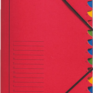 Ordnungsmappe 12tlg rot