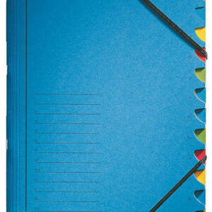 Ordnungsmappe 12tlg blau