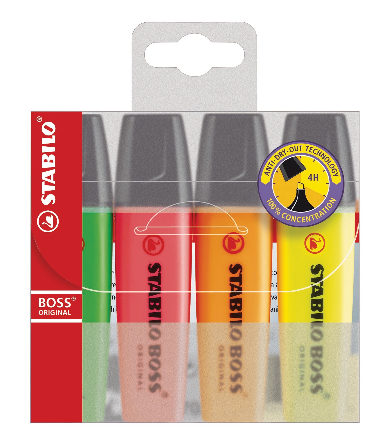 STABILO Boss Original 4 Stk