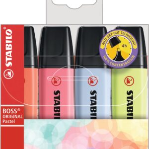 STABILO Boss Original pastell 4er