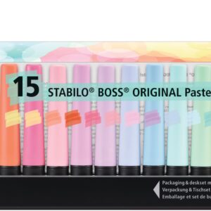 STABILO Boss Original Pastel 15er Tischset
