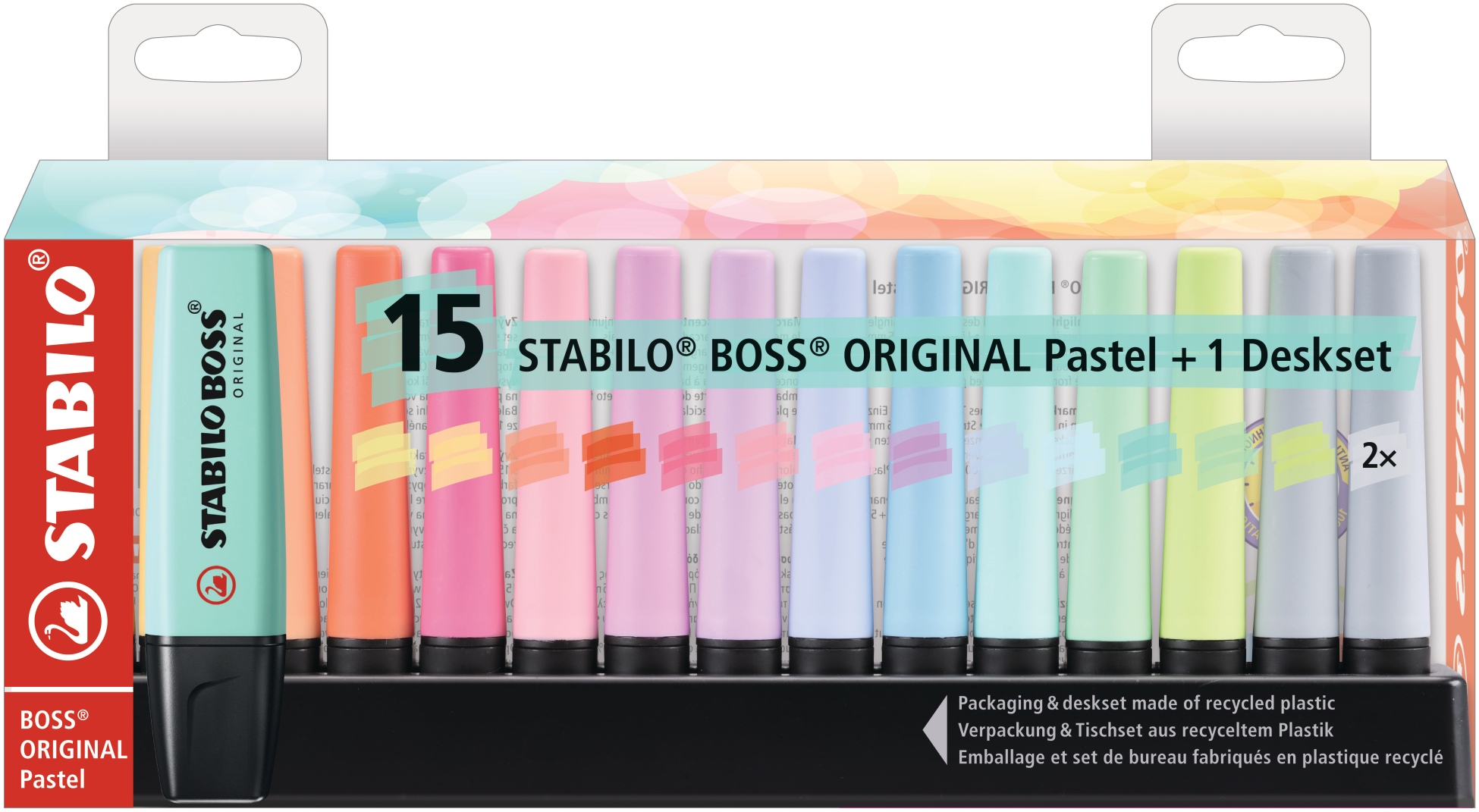 STABILO Boss Original Pastel 15er Tischset