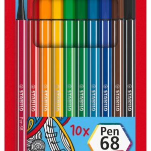 STABILO Pen 68 Etui 10 Farben