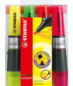 STABILO Luminator Etui à 4