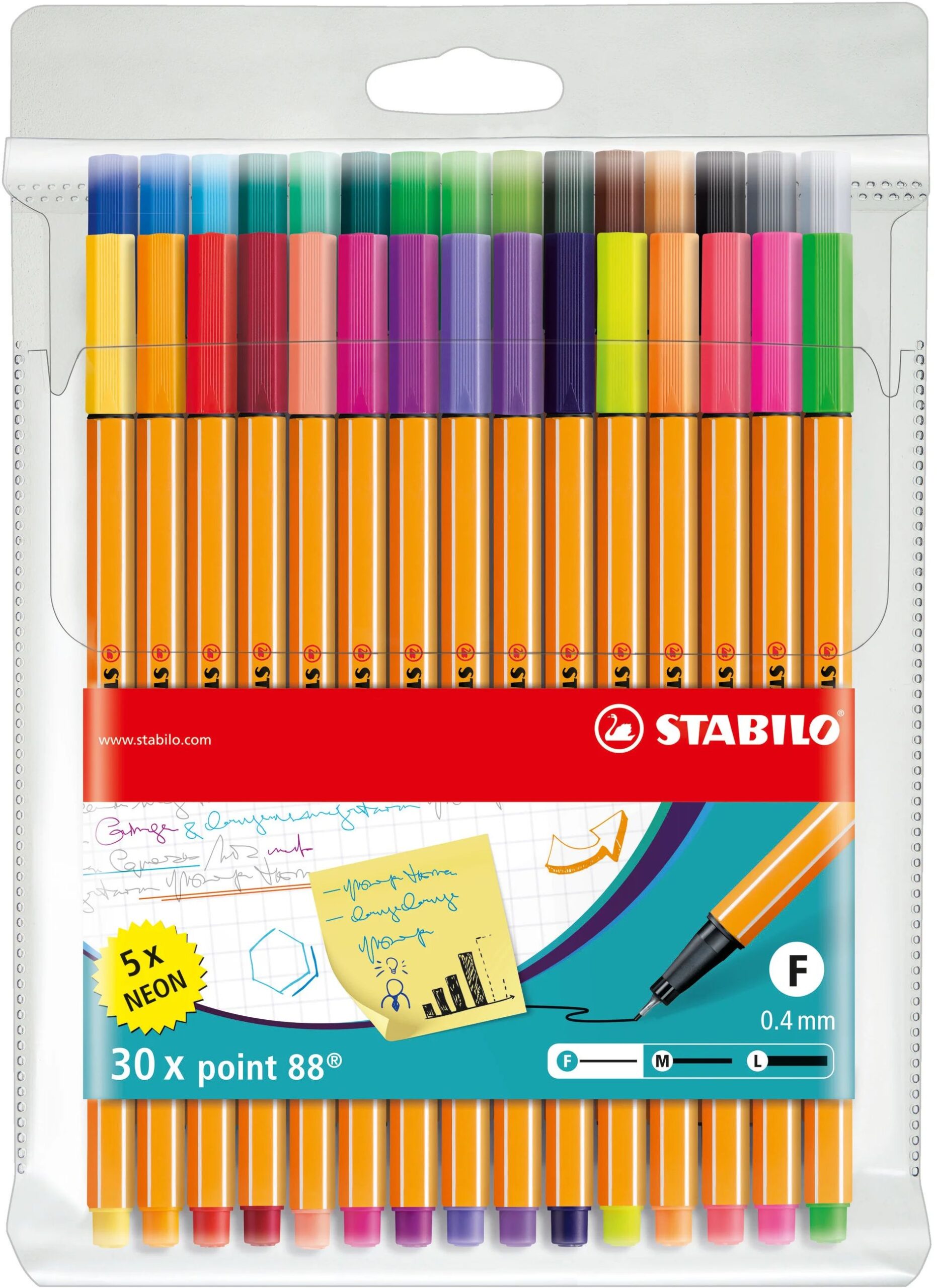 STABILO point 88, 30er Etui