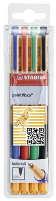 STABILO pointViscoGel-Rol. 4er