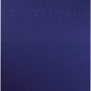Bewerbungsmappe Shift blau