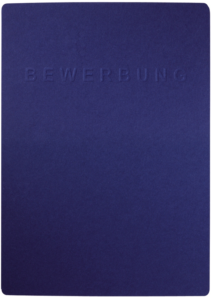 Bewerbungsmappe Shift blau