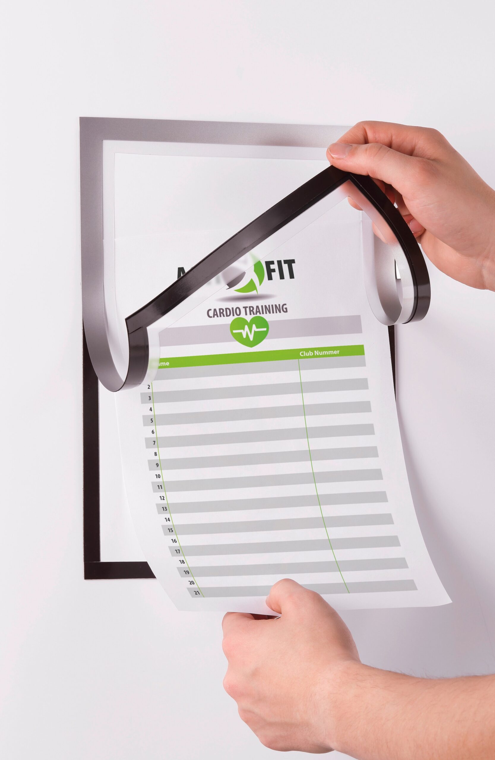 DURAFRAME Note A4 met.silber