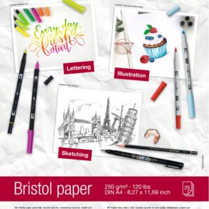 TOMBOW Zeichenblock Bristol A4