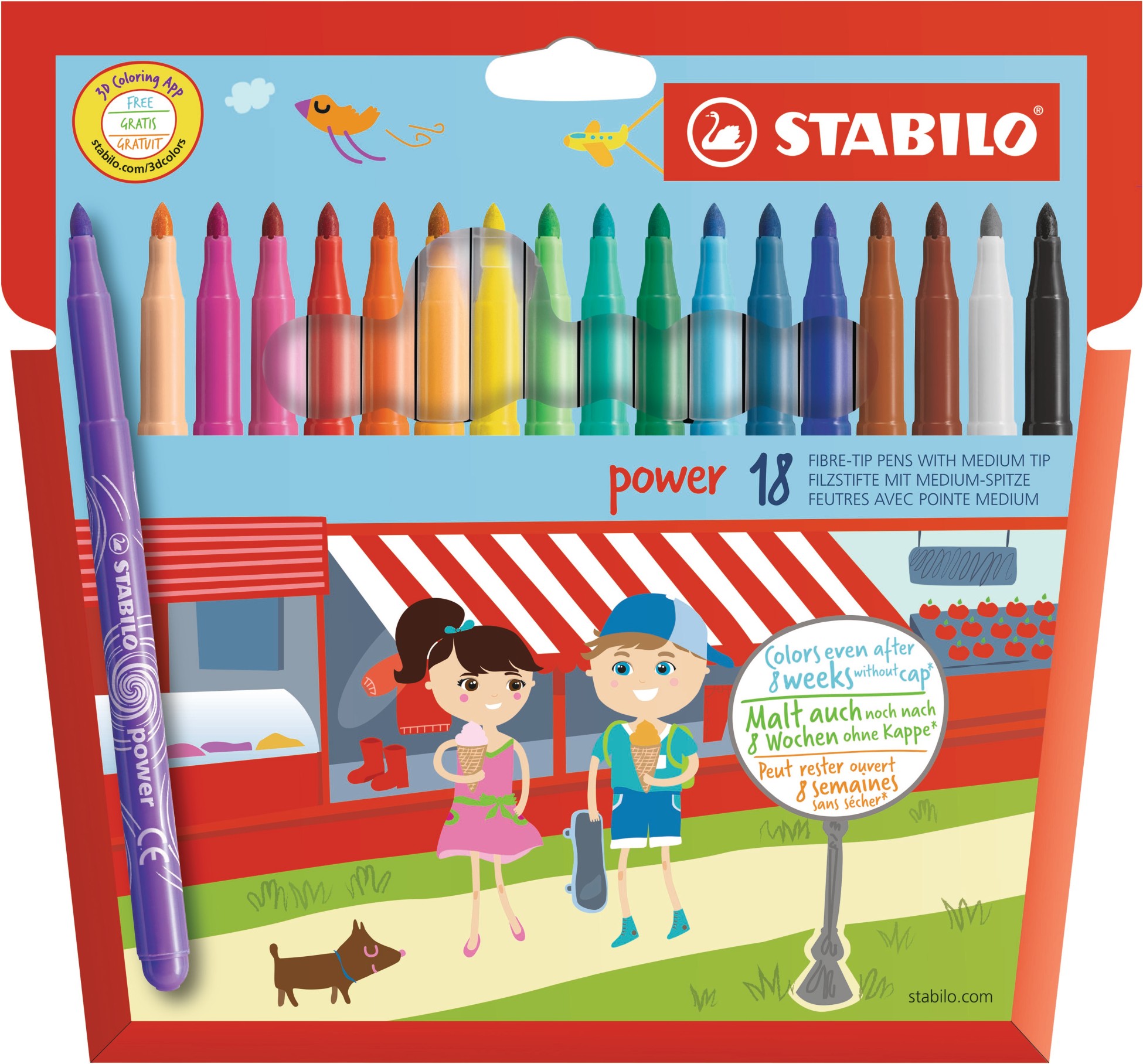 Fasermaler Power Etui