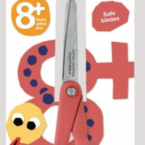 Schulschere links 13cm rot