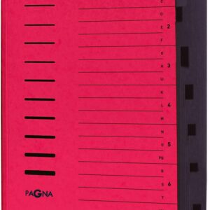 Ordnungsmappe 7tlg rot