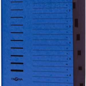 Ordnungsmappe 7tlg blau