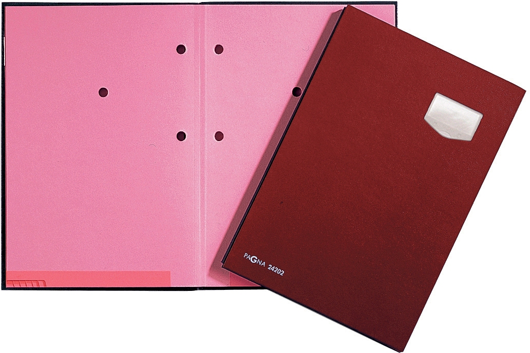 Unterschriften-Mappe rot