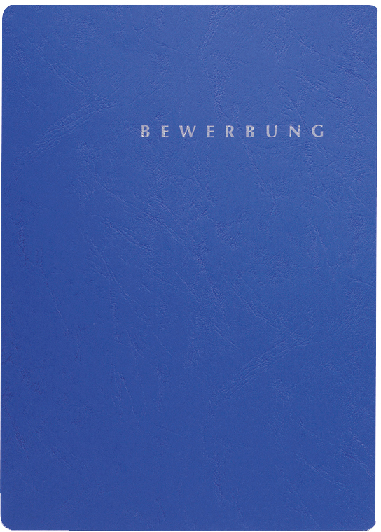 PAGNA Bewerbungsmappe blau