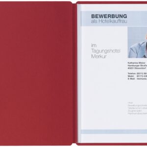 Pagna Bewerbungsmappe Solo rot