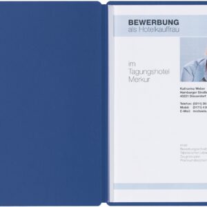 Pagna Bewerbungsmap. Solo blau