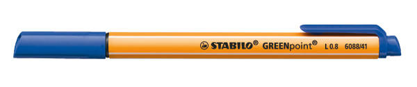 STABILO GREENpoint 0.8mm blau