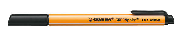 STABILO GREENpoint 0.8mm schwarz